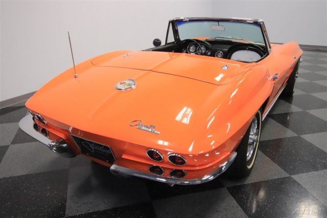 1963 Orange Chevrolet Corvette
