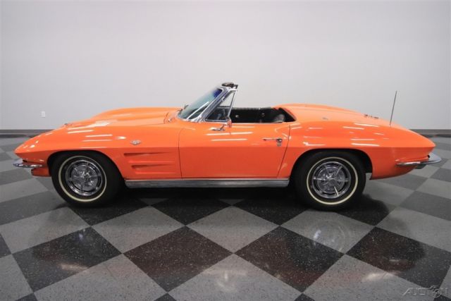 1963 Orange Chevrolet Corvette