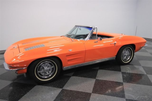 1963 Orange Chevrolet Corvette