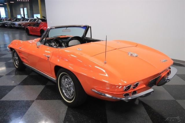 1963 Orange Chevrolet Corvette