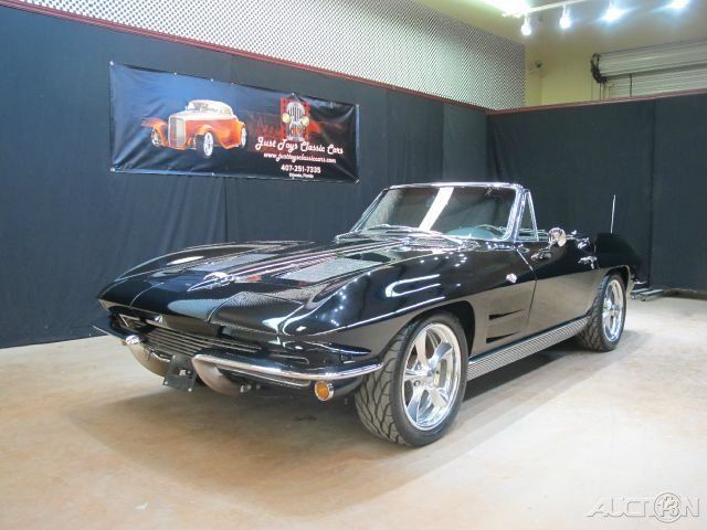 1963 Orange Chevrolet Corvette