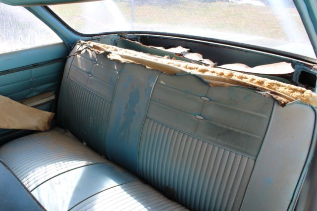 1963 blue Chevrolet Corvair