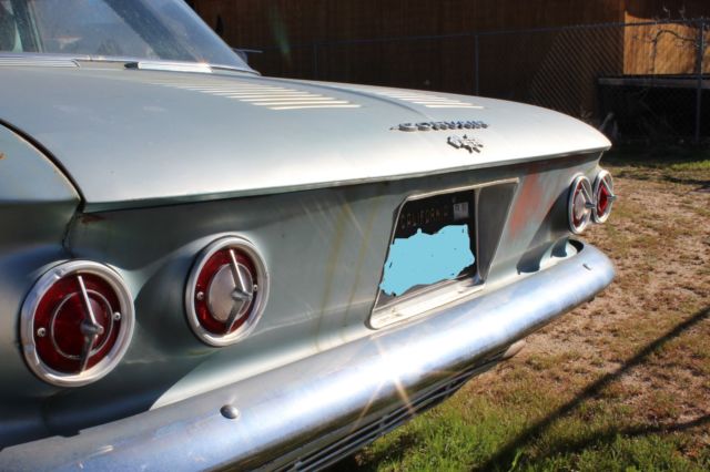 1963 blue Chevrolet Corvair