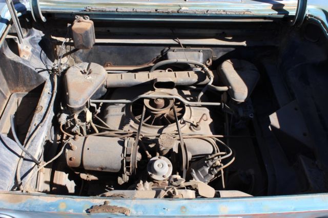 1963 blue Chevrolet Corvair