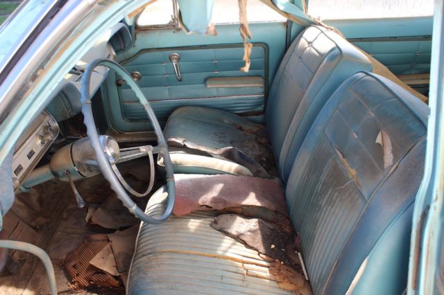 1963 blue Chevrolet Corvair