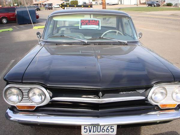 1963 Black Chevrolet Corvair Coupe