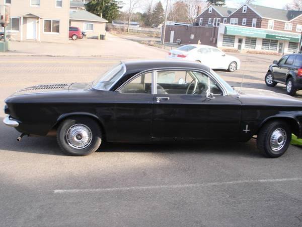 1963 Black Chevrolet Corvair Coupe