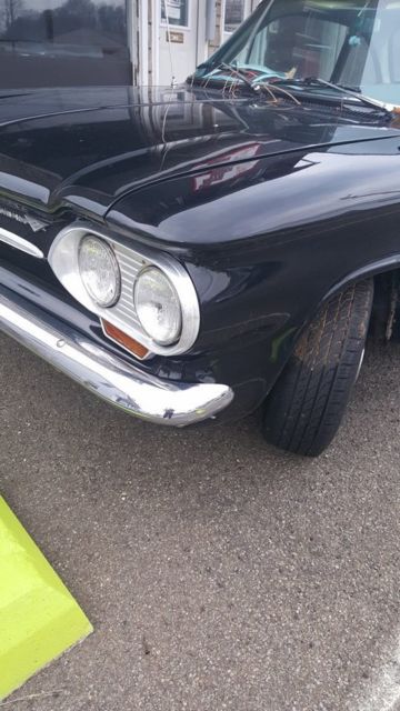 1963 Black Chevrolet Corvair Coupe