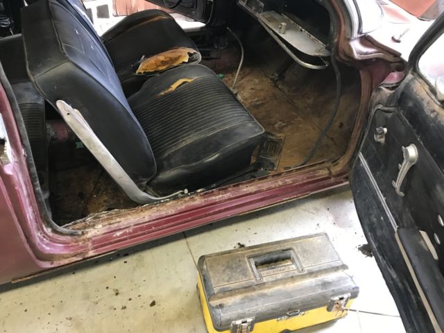 1963 Red Chevrolet Corvair Coupe