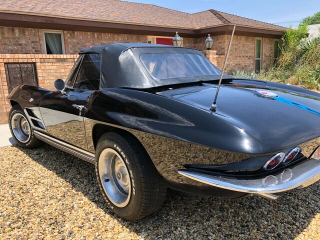 1963 Black Chevrolet Corvette Convertible