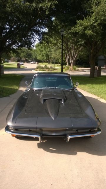 1963 Porsche Anthracite Brown Chevrolet Corvette Convertible