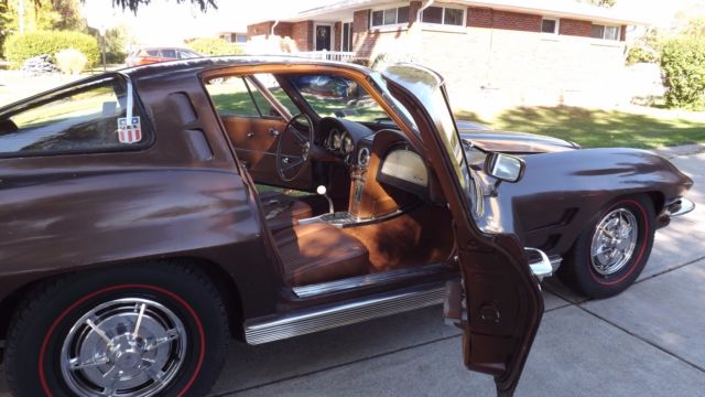 1963 Brown Chevrolet Corvette Coupe