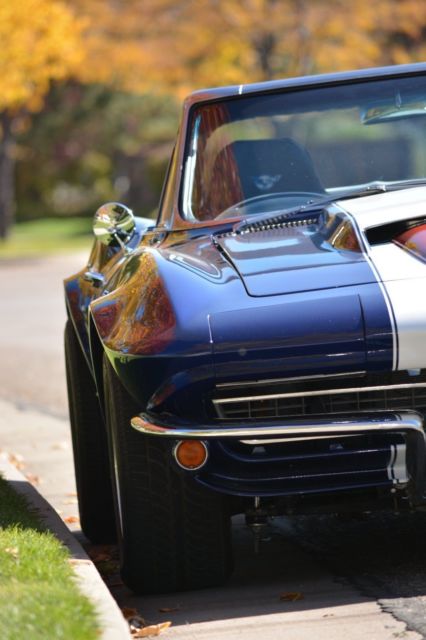 1963 Blue Chevrolet Corvette Convertible