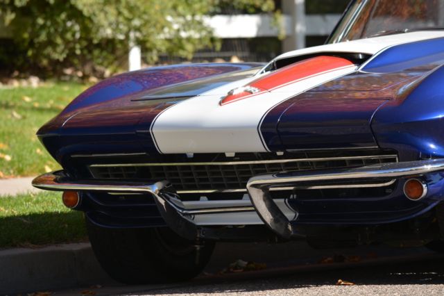 1963 Blue Chevrolet Corvette Convertible
