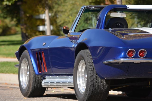 1963 Blue Chevrolet Corvette Convertible