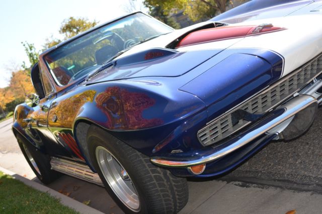 1963 Blue Chevrolet Corvette Convertible