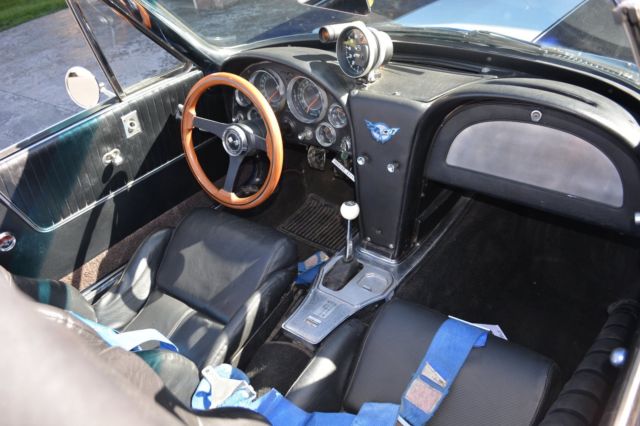 1963 Blue Chevrolet Corvette Convertible