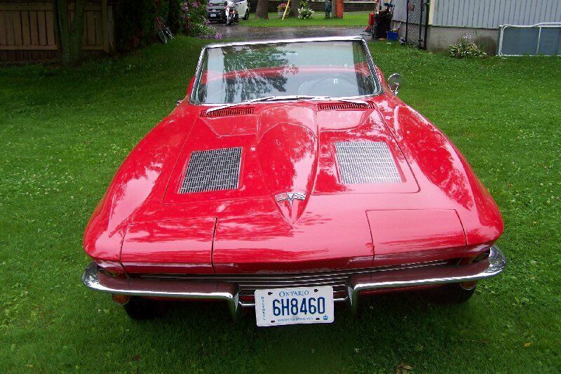 1963 Red Chevrolet Corvette Convertible