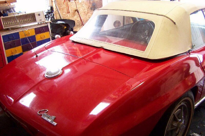 1963 Red Chevrolet Corvette Convertible