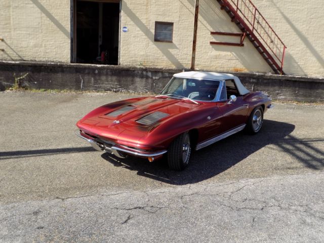 1963 Red Chevrolet Corvette CONVERTIBLE