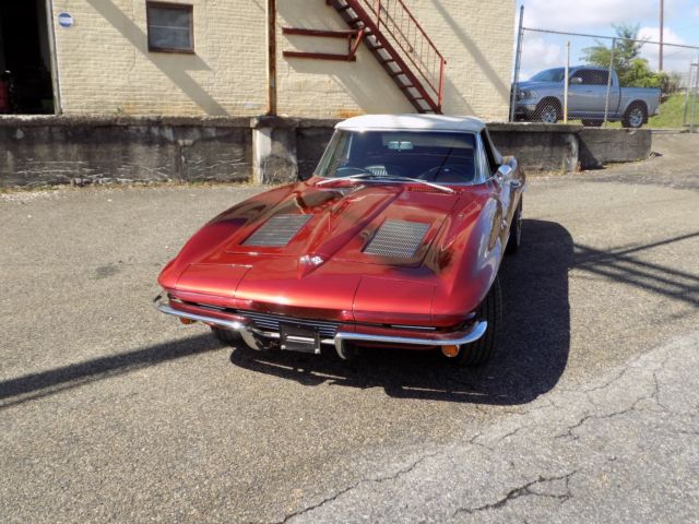 1963 Red Chevrolet Corvette CONVERTIBLE