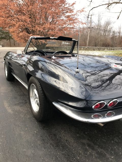 1963 Daytona Blue Chevrolet Corvette Convertible