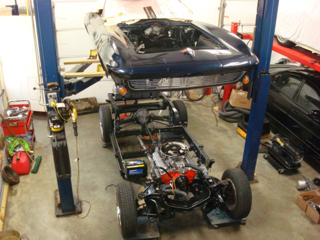 1963 Daytona Blue Chevrolet Corvette Convertible