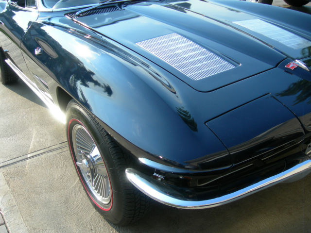 1963 Daytona Blue Chevrolet Corvette Convertible