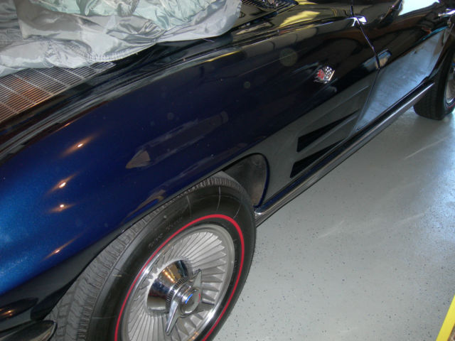 1963 Daytona Blue Chevrolet Corvette Convertible