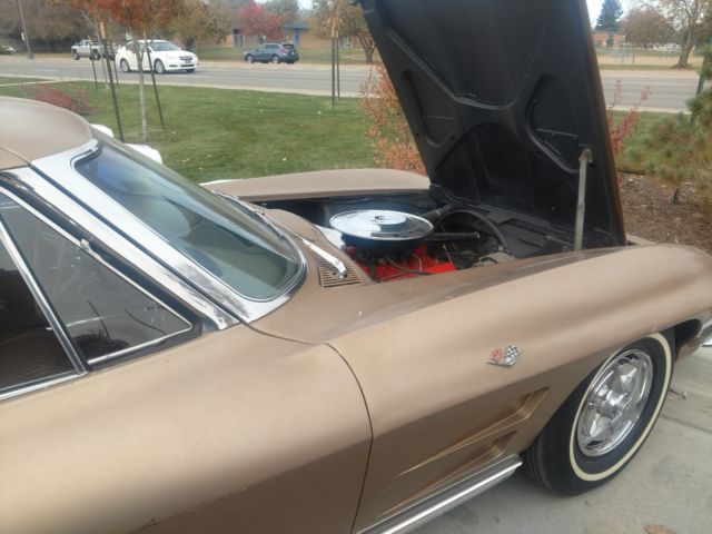 1963 Gold Chevrolet Corvette Coupe