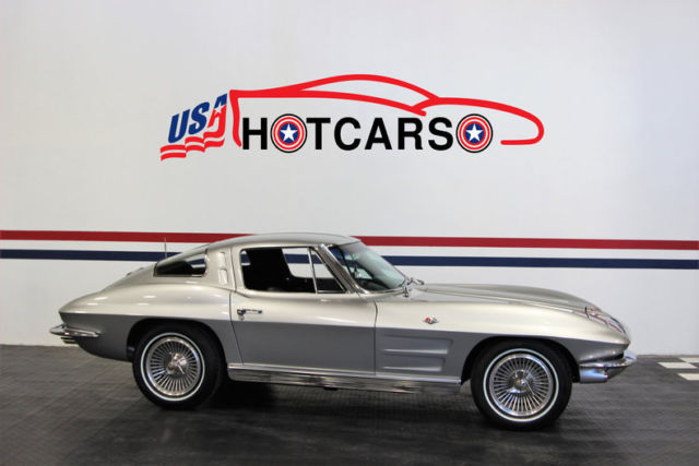 1963 Silver Chevrolet Corvette Coupe
