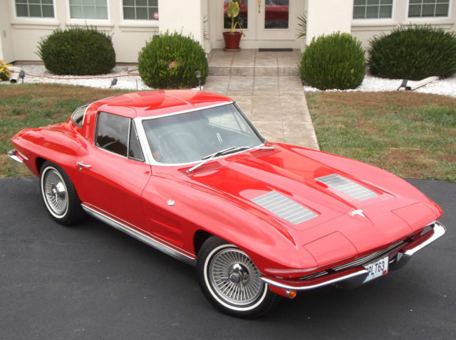1963 Red Chevrolet Corvette Coupe