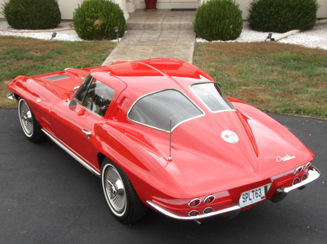 1963 Red Chevrolet Corvette Coupe