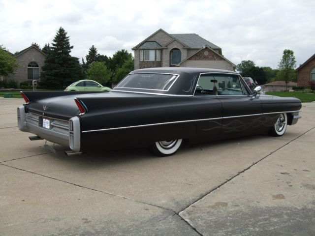1963 HOT ROD BLACK Cadillac DeVille