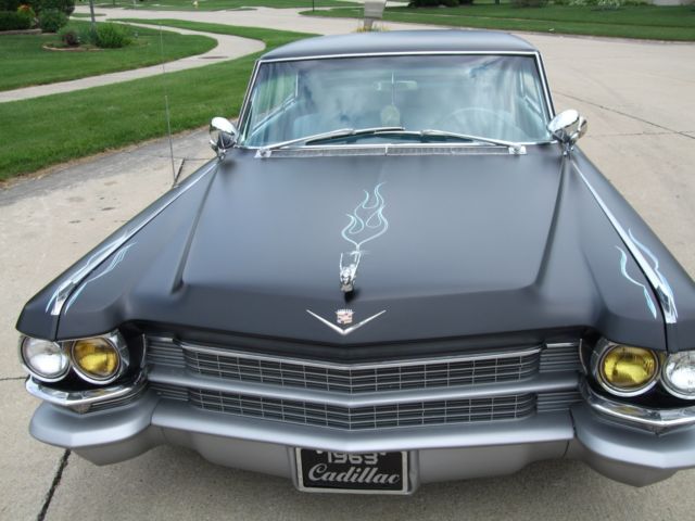 1963 HOT ROD BLACK Cadillac DeVille