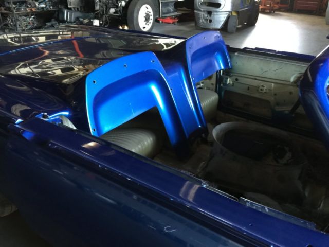 1963 Blue Ford Thunderbird Convertible