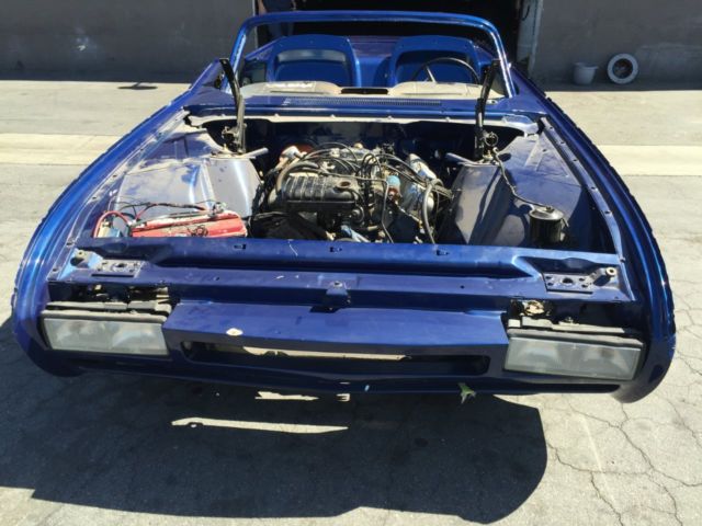 1963 Blue Ford Thunderbird Convertible