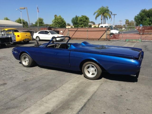 1963 Blue Ford Thunderbird Convertible