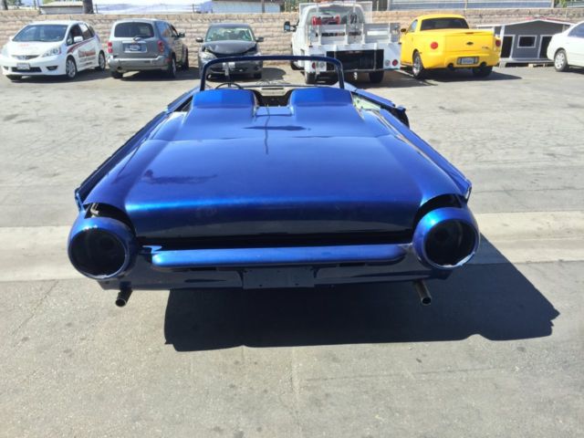 1963 Blue Ford Thunderbird Convertible
