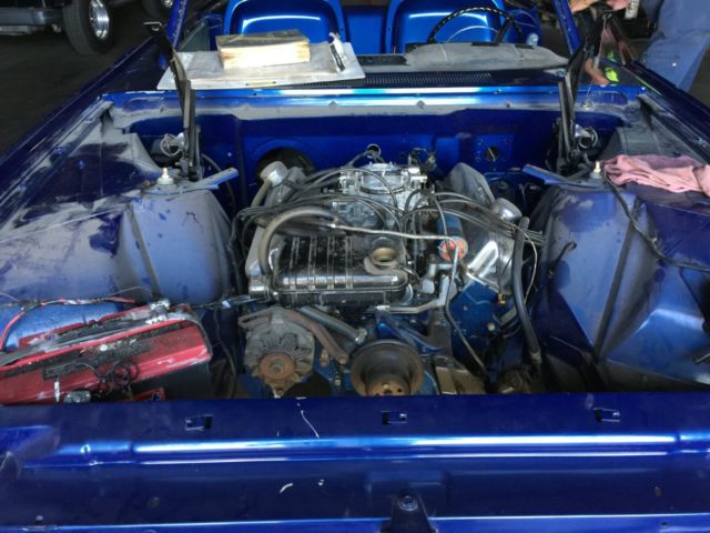 1963 Blue Ford Thunderbird Convertible