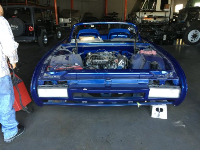 1963 Blue Ford Thunderbird Convertible