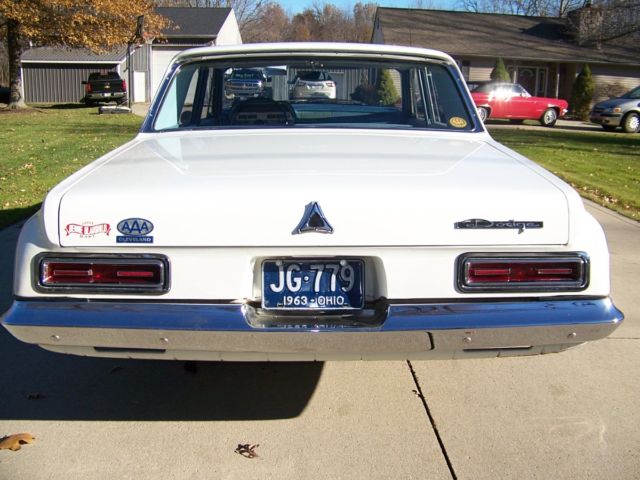 1963 White Dodge 330