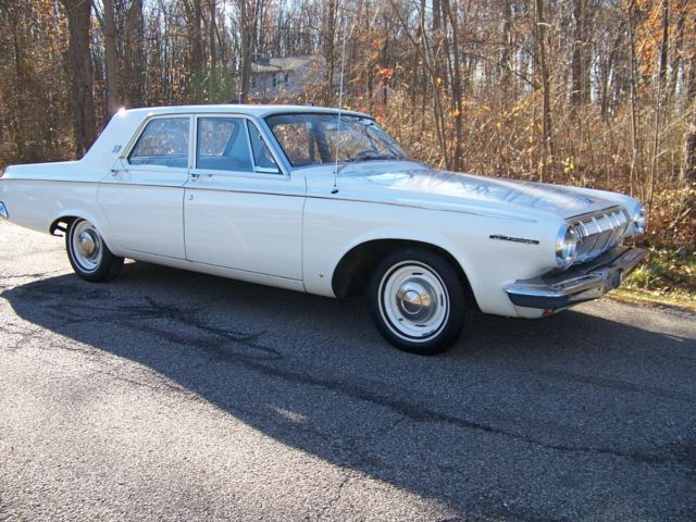 1963 White Dodge 330