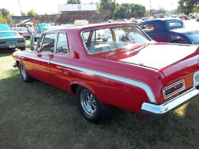 1963 Red Dodge 2 Door Sedan Sedan