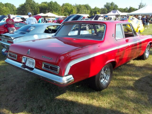 1963 Red Dodge 2 Door Sedan Sedan