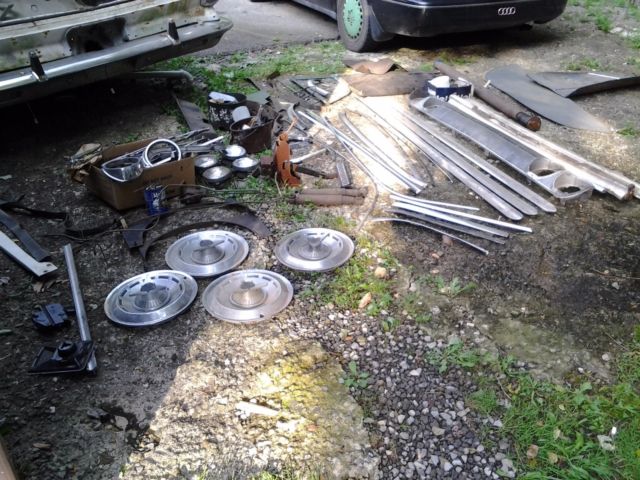 1963 cream white Dodge custom 880 with a ton of new and spare parts