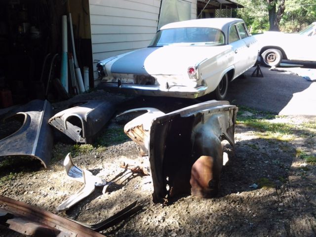1963 cream white Dodge custom 880 with a ton of new and spare parts
