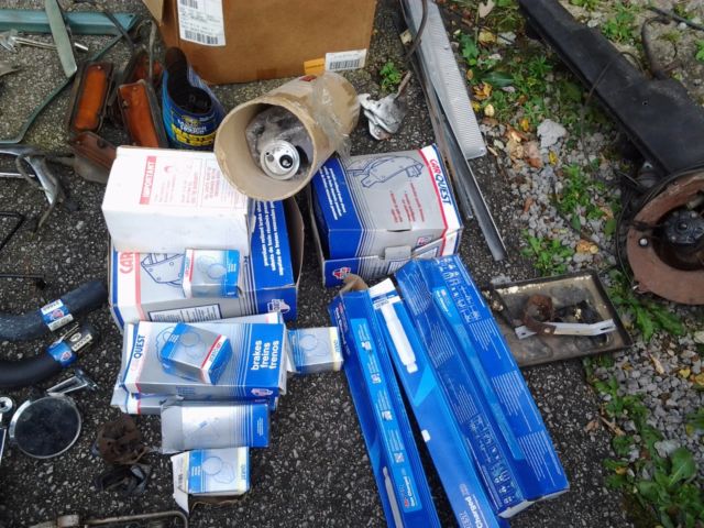 1963 cream white Dodge custom 880 with a ton of new and spare parts