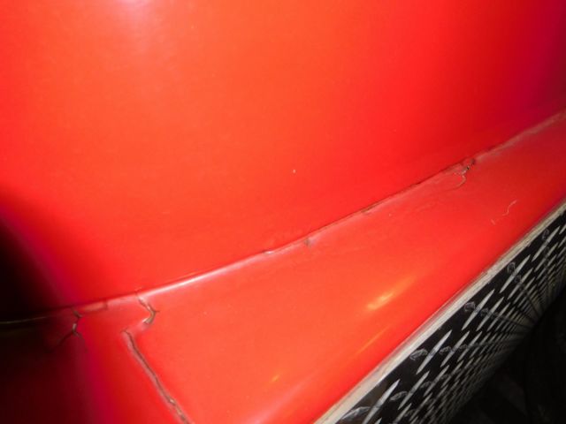 1963 Viper Red Ford E-Series Van 5 window cab