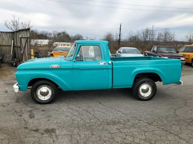 1963 Teal Ford F-100 Pick-up